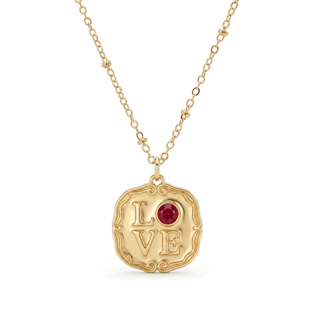 Love pozłacany 14k złotem