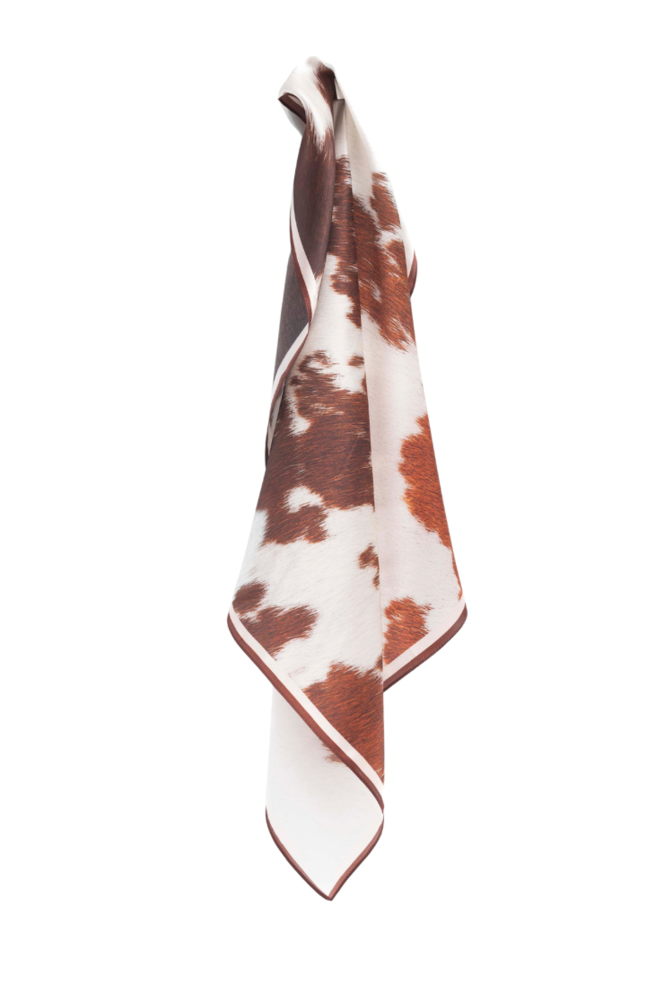 Apaszka Jedwabna Cow