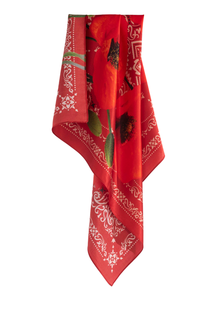 Apaszka jedwabna Maki